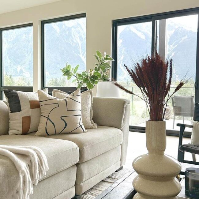 KB Interior Design Work: Featuring furniture styling and material coordination in Pemberton BC