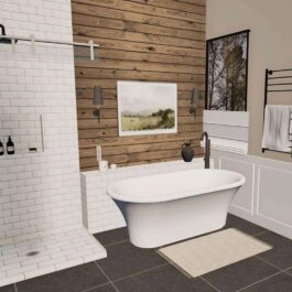 KB Interior Design Work: 3D interior design concept rendering for Sea to Sky residential home project